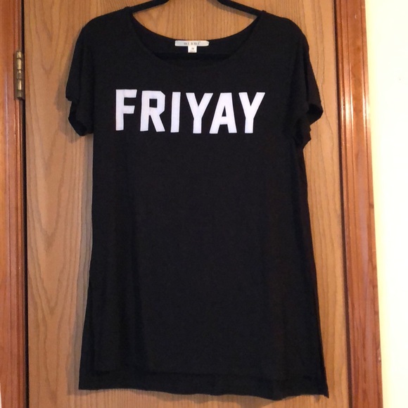 Francesca's Collections Tops - friyay legging tee